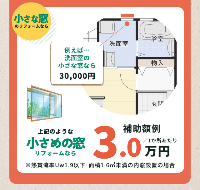 小さめの窓のリフォーム